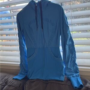 Casual Blue Zip-Up Hoodie Lululemon. Excellent condition.